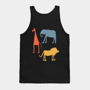 Safari animals Tank Top